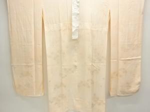 桜模様織出し単衣振袖用長襦袢